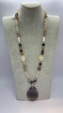Ocean Mist Agate Necklace