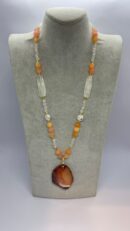 Sunset Glow Agate Necklace