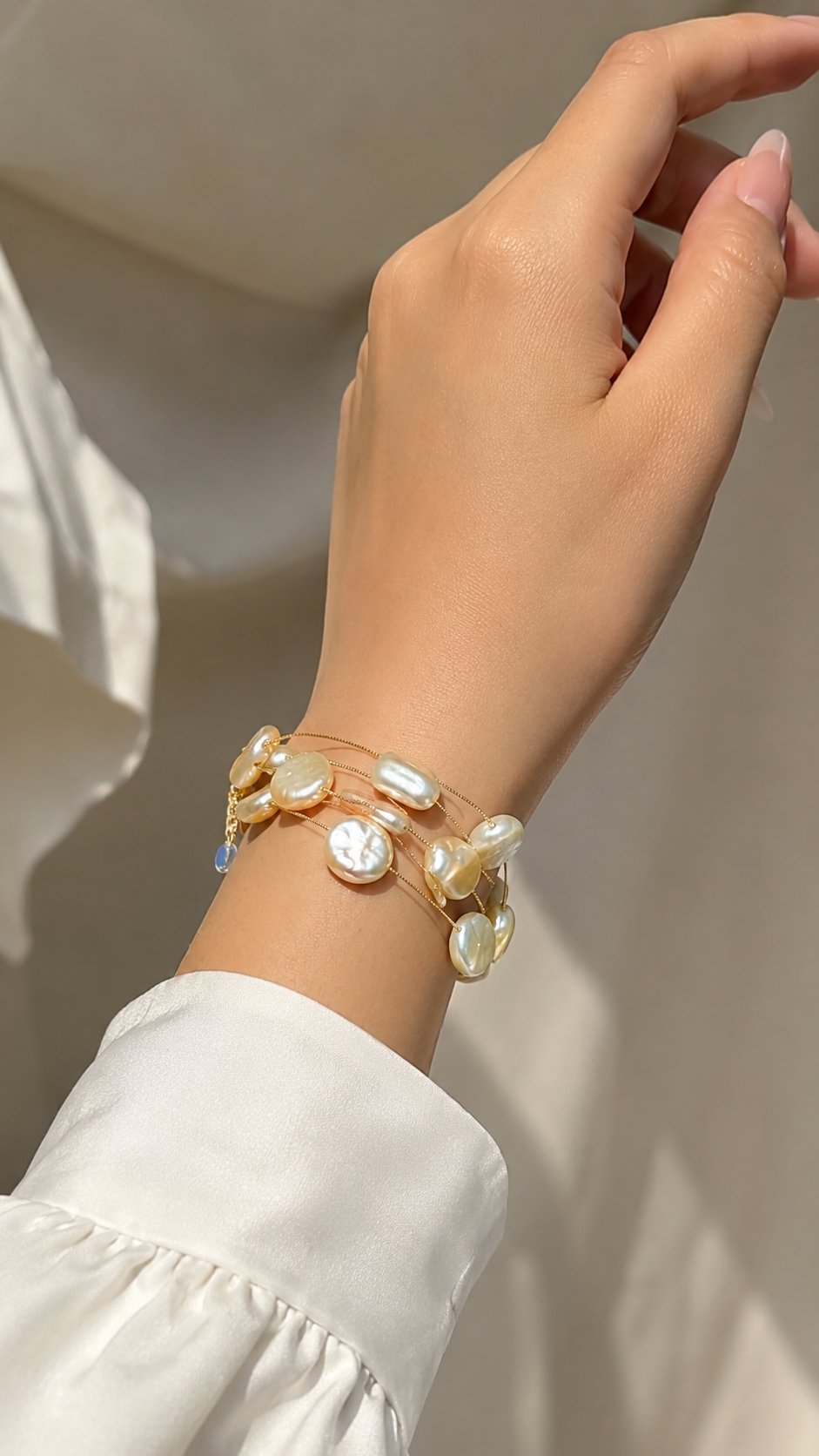 Pearl Cascade Bracelet