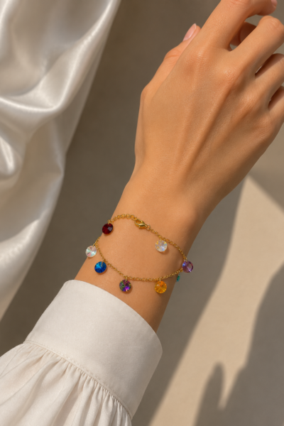 Colorful Stainless Steel Bracelet