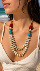 Handmade Shell Choker Necklace