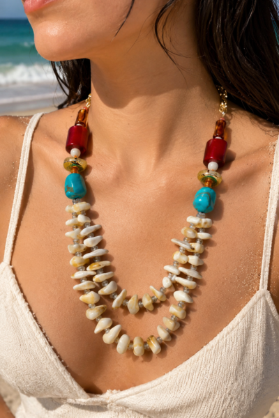 Handmade Shell Choker Necklace