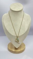 Elegant Stainless Steel Necklace with Elegant Pendant