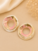 Blush Halo Statement Earrings