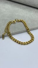 Simple Gold Stainless Steel Bracelet