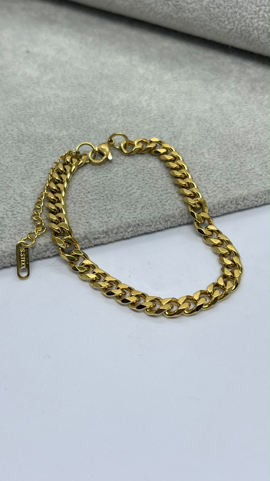 Simple Gold Stainless Steel Bracelet