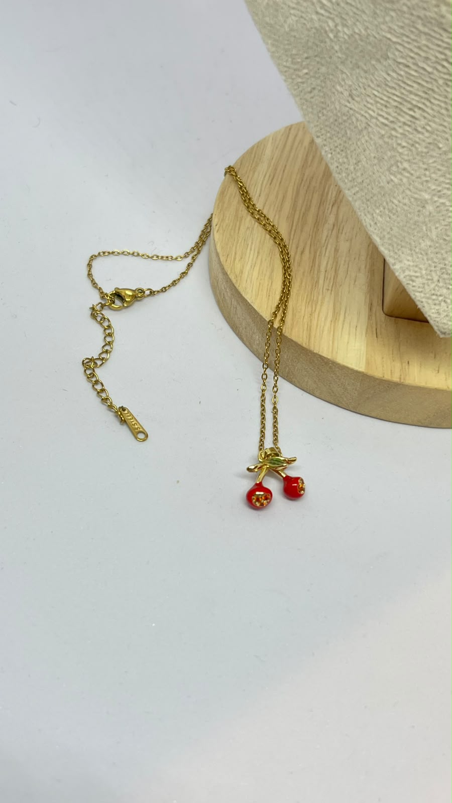 Cherry Stainless Steel Necklace - Image 2