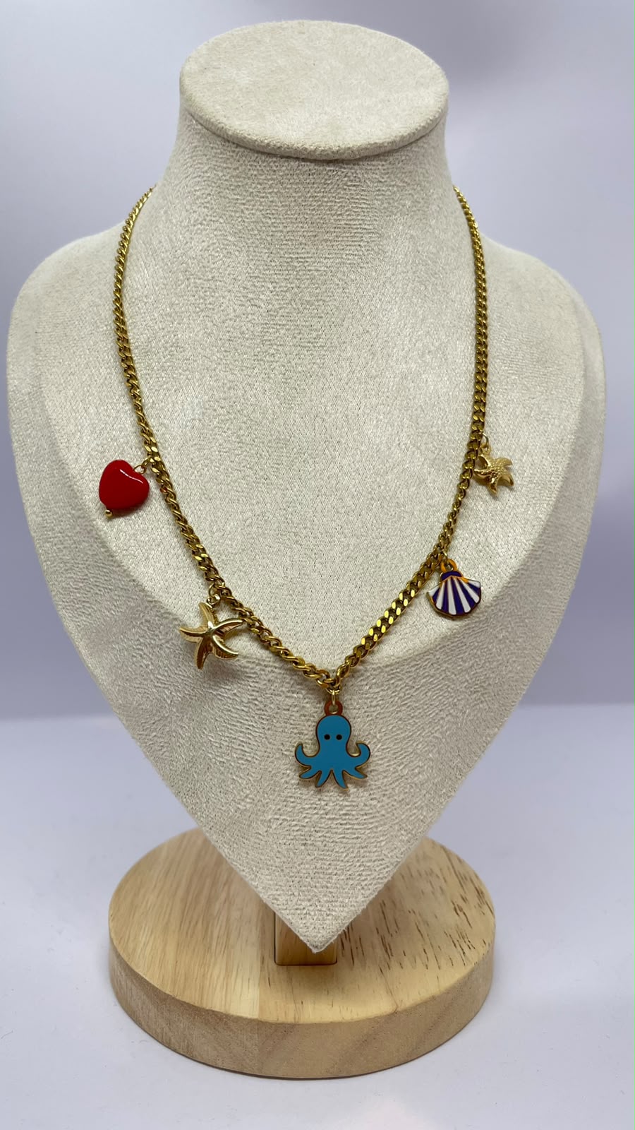 Ocean Charm Stainless Steel Necklace
