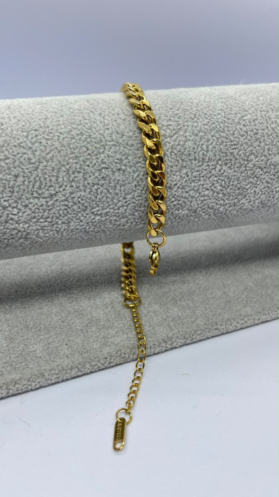 Simple Gold Stainless Steel Bracelet - Image 2