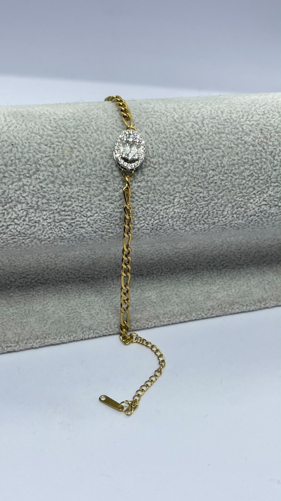 Stainless Steel Bracelet With Zircon - Image 2