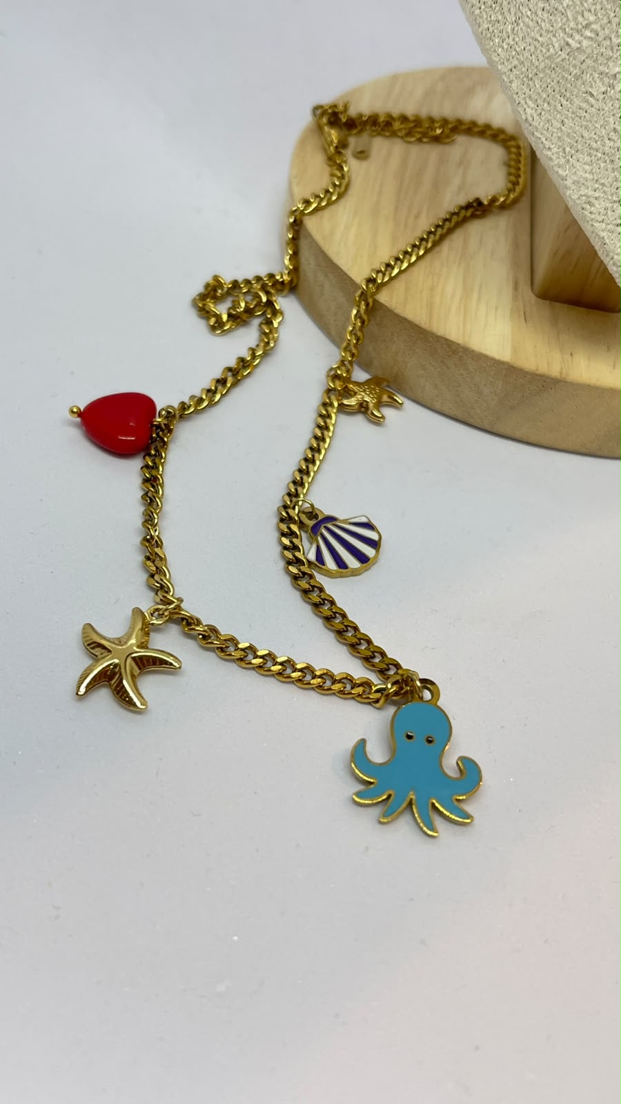 Ocean Charm Stainless Steel Necklace - Image 2