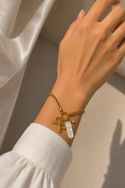 Stainless Steel Butterfly Bracelet