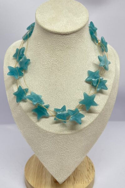 Ocean Star Acrylic Statement Necklace