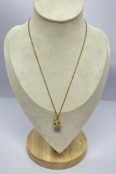 Stainless Steel Labubu Necklace