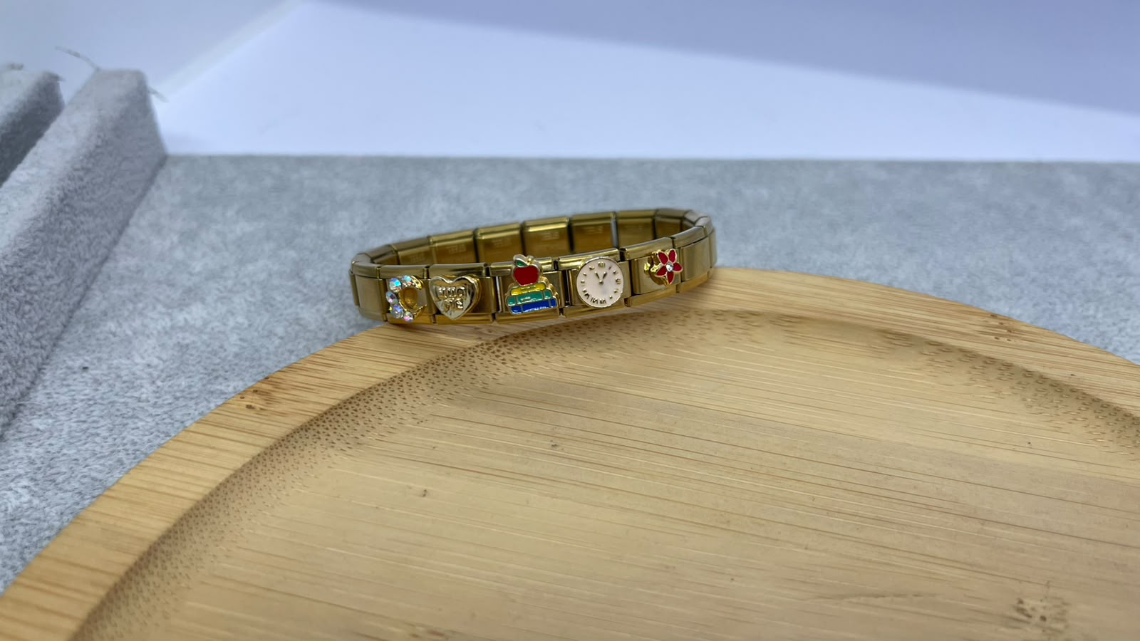 Italian Bracelet With Charms