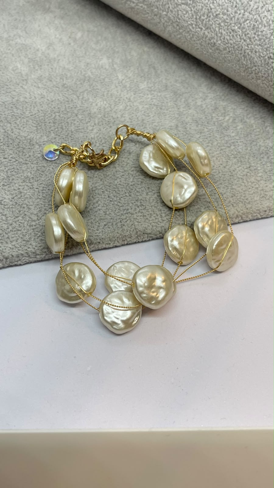 Pearl Cascade Bracelet - Image 2