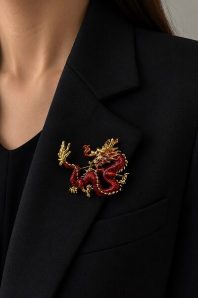 Dragon Brooch Pin
