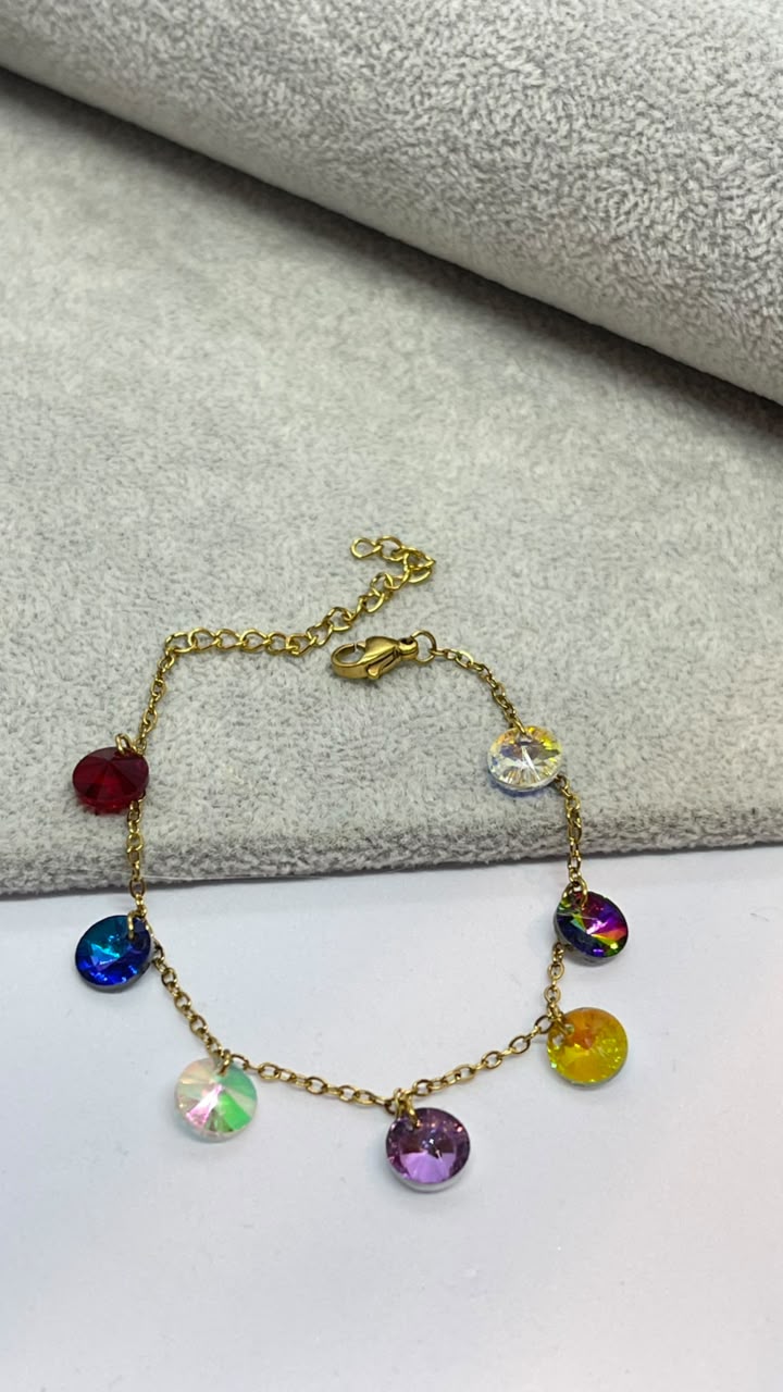 Colorful Stainless Steel Bracelet